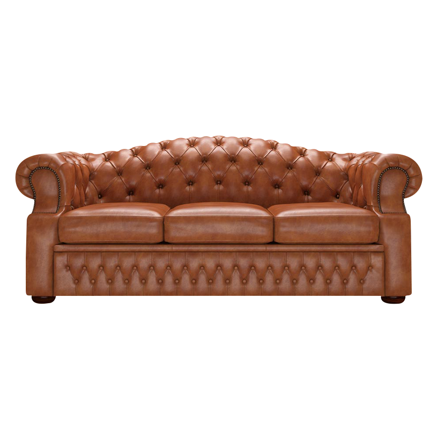 Lawrence 3-Sitzer Chesterfield Sofa Old English Bruciato