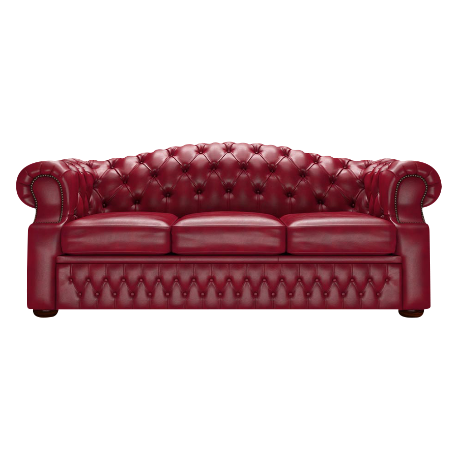 Lawrence 3-Sitzer Chesterfield Sofa Old English Gamay