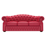 Lawrence 3-Sitzer Chesterfield Sofa Shelly Flame Red