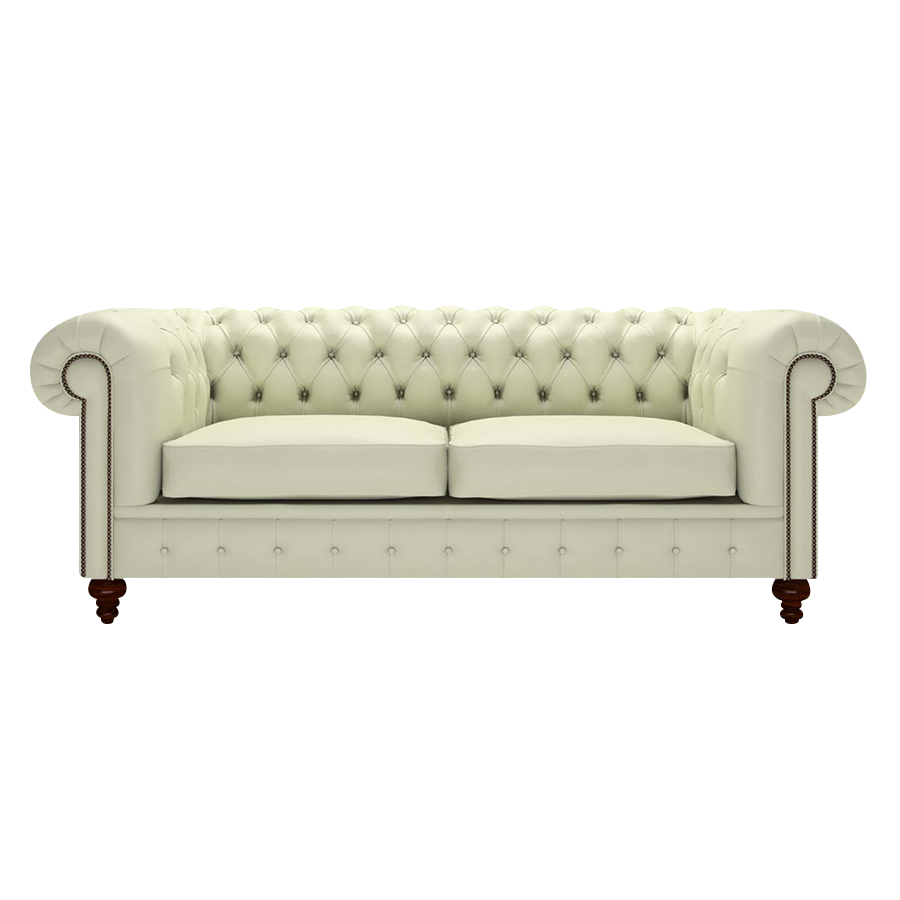 Raleigh 3-Sitzer Chesterfield Sofa Birch Cream