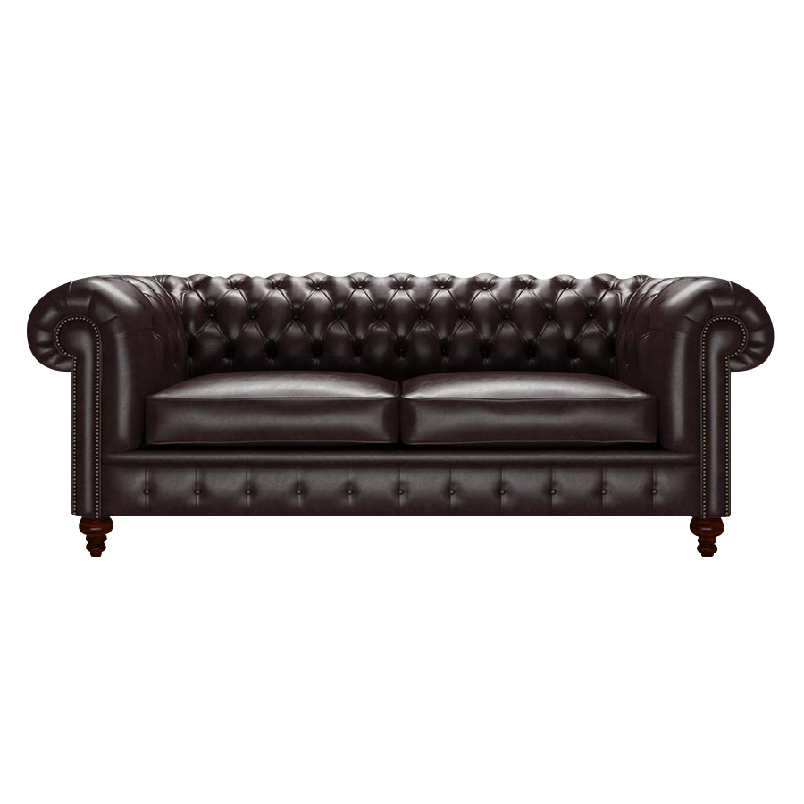 Raleigh 3-Sitzer Chesterfield Sofa Old English Smoke
