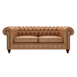 Raleigh 3-Sitzer Chesterfield Sofa Old English Tan