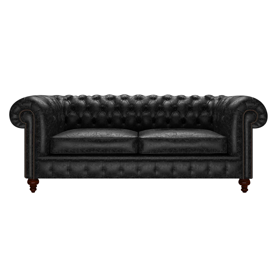 Raleigh 3-Sitzer Chesterfield Sofa – Tudor Spice