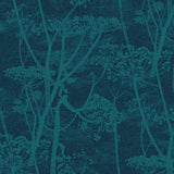 Cole and Son Fabric Cow Parsley Petrol & Ink