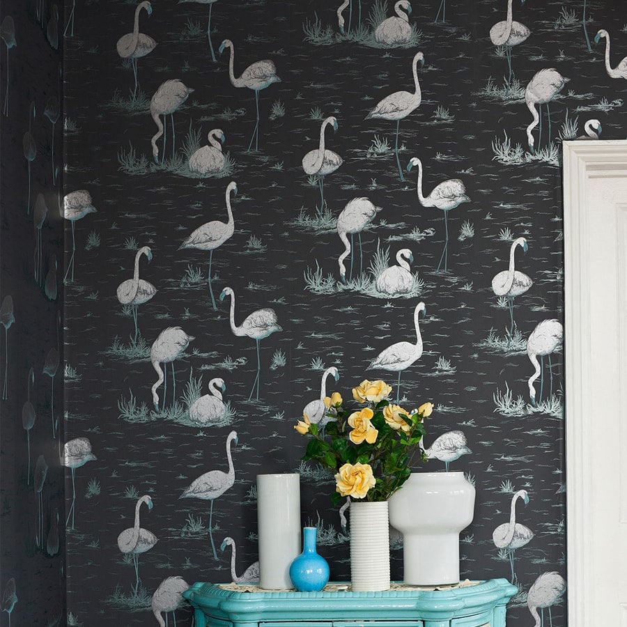 Cole and Son Tapete Flamingos 48
