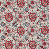 Sanderson Fabric Anthos Red Indigo