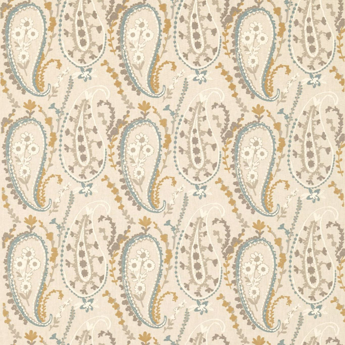 Sanderson Jamila Wedgwood Linen -kangas