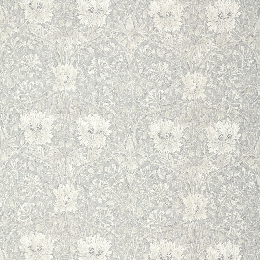Pure Honeysuckle & Tulip Print Tyg — Morris & Co