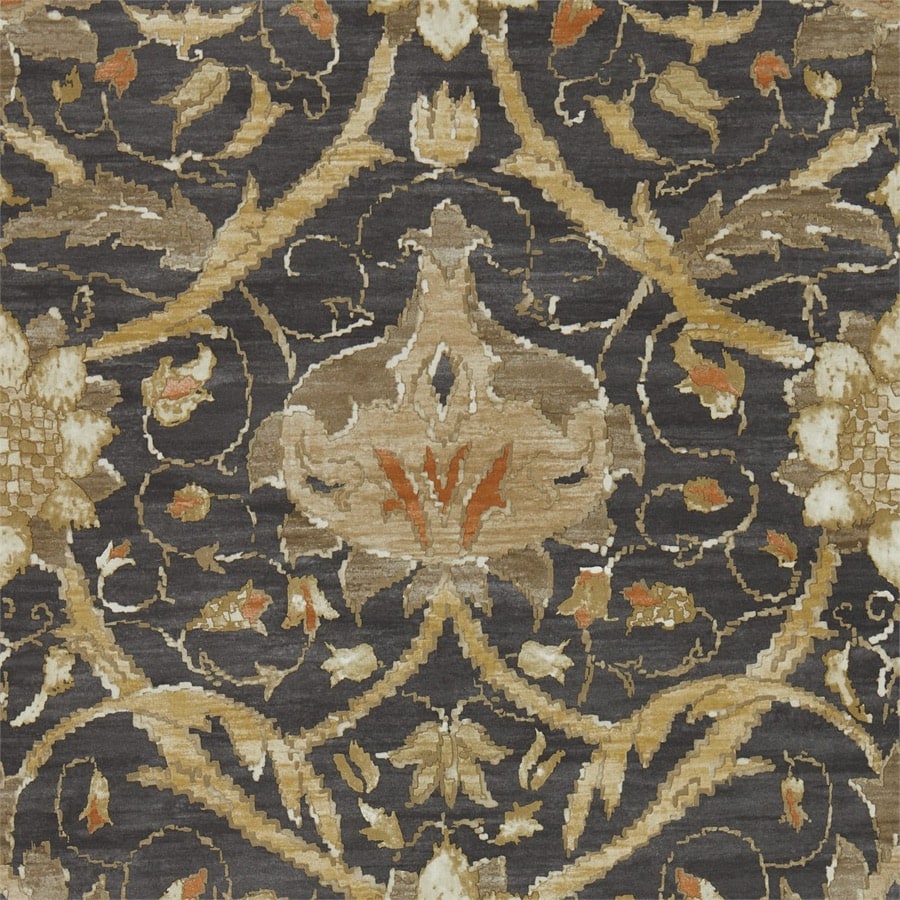 Morris and Co Behang Montreal Charcoal Bronze