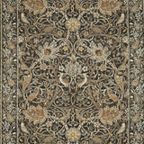 Morris and Co Stoff Bullerswood Charcoal Mustard