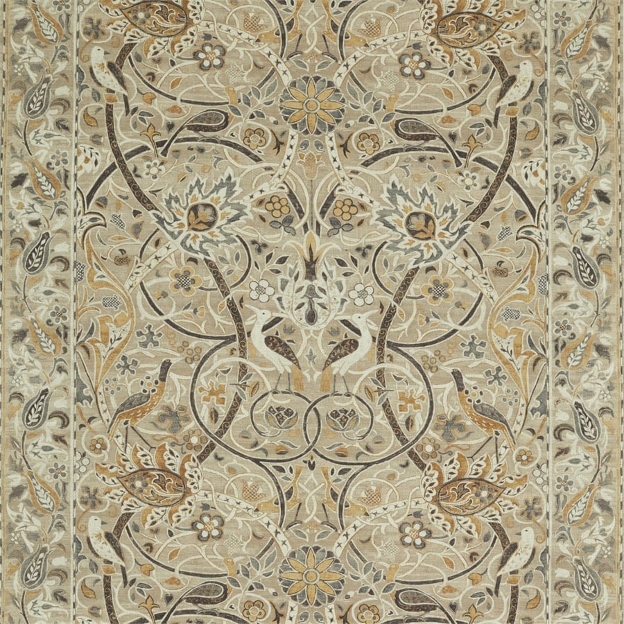 Morris and Co Stoff Bullerswood Stone Mustard