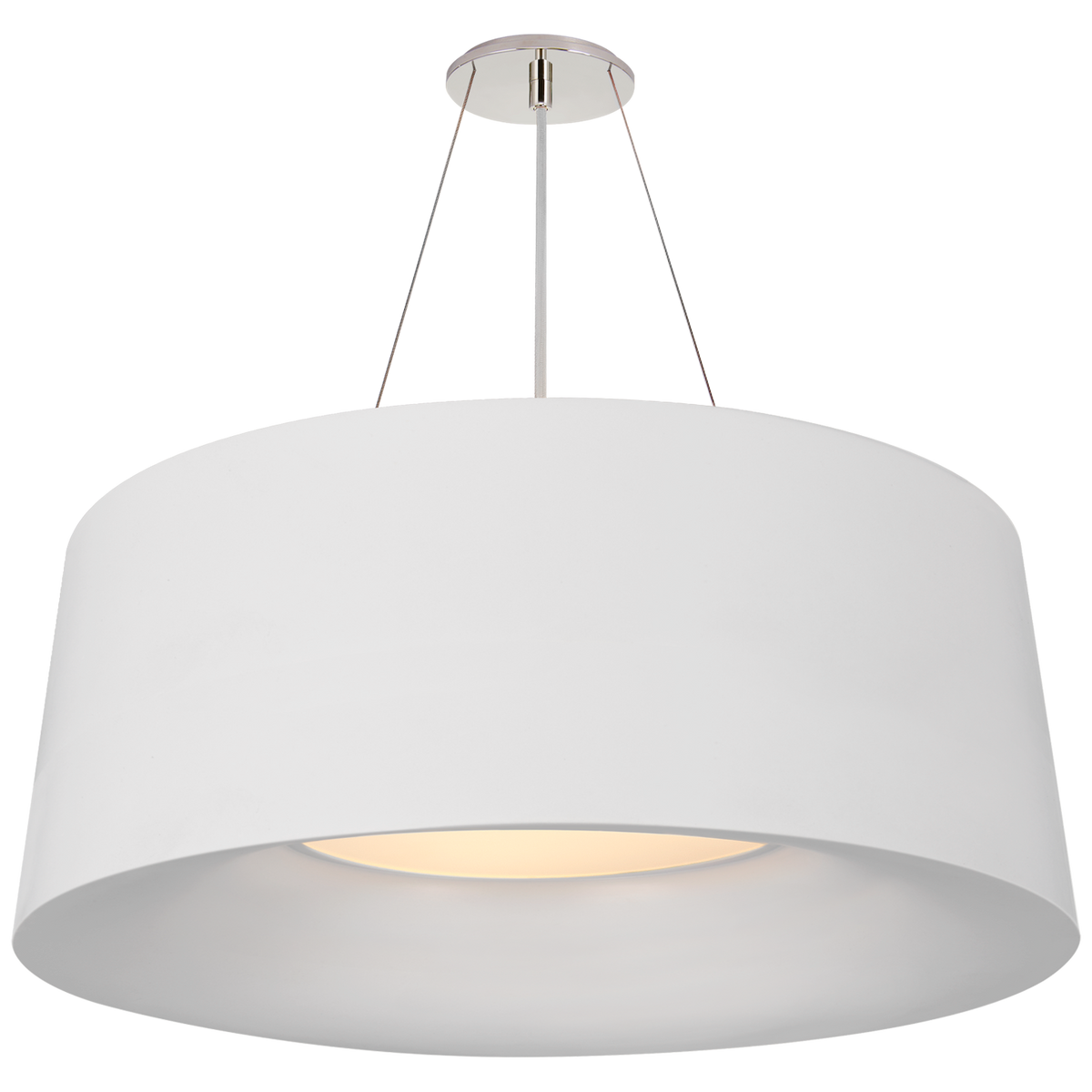 Halo Medium Hanging Shade in Matte White