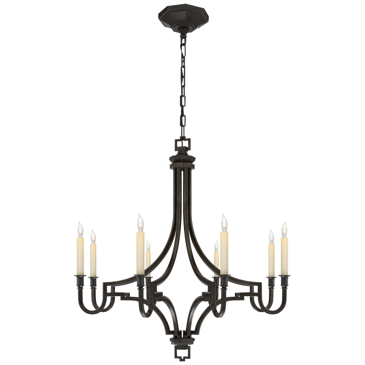 Mykonos Medium Chandelier in Aged Iron