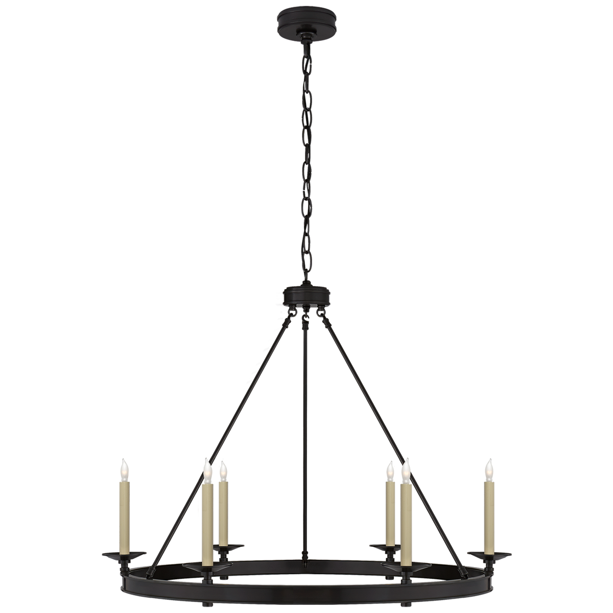 Launceton Ring Chandelier in Bronze
