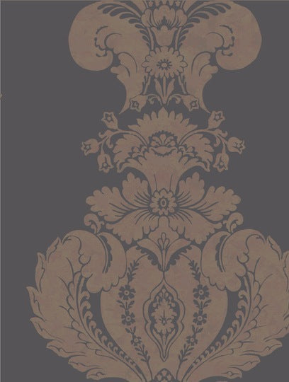 Cole and Son Tapete Baudelaire Black & Bronze