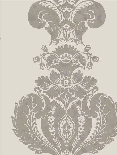 Cole and Son Tapete Baudelaire Grey & Silver