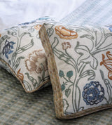 Nina Campbell Chabot Aqua Ochre Blue -kangas