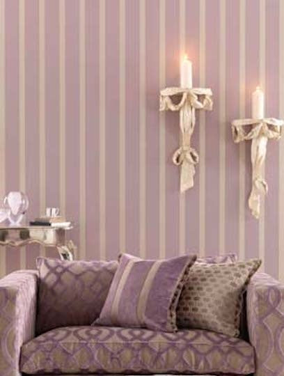Osborne and Little Du Barry Stripe 05 -tapetti