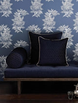 Osborne and Little Wallpaper Ajouré Seawater Silver